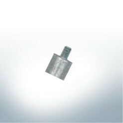 Anodi a pin compatibili con Yanmar 1gm10 & 6LY3 | M8 | Ø20/L20 (AlZn5In) | 9114AL