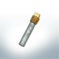 Anodo a perno e manicotto in ottone 1/2" (bspt) Ø15/L40 | (zinco) | 9153M