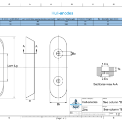 Anodi del blocco e del corpo Blocco L150/80 (zinco) | 9326 - immagine 2