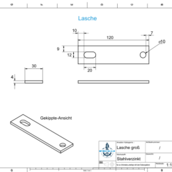 Blocco e corpo anodi Quadrato 230X80X35 | Lo290 (zinco) | 9363 - immagine 3