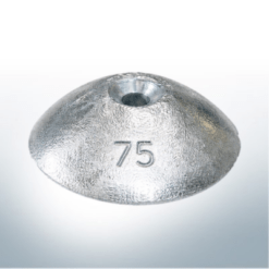 Anodo a disco Ø 75 mm | foro passante (zinco) | 9806