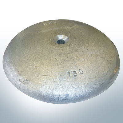 Disk-Anodes Ø 130mm | hole (AlZn5In) | 9815AL