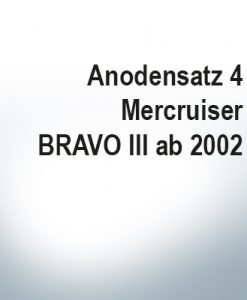 Sets of anodes | Mercruiser BRAVO III since 2003 (Zinc) | 9701 9702 9719 9721