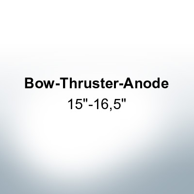 Anodes compatible to Gori | Bow-Thruster-Anode 15"-16,5" | 1407210000 | 1472100000 | (AlZn5In) | 9624AL