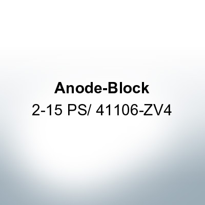 Anodes compatible to Honda | Anode-Block 2-15 PS/41106-ZV4 (Zinc) | 9546