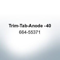 Anodes compatible to Mercury | Trim-Tab-Anode -40 664-55371 (Zinc) | 9716