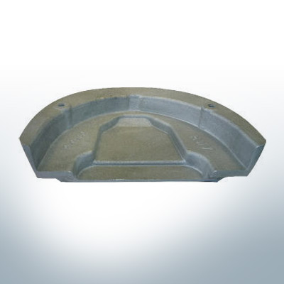 Anodes compatible to Mercury | Anode-Plate Cobra 984513 (Zinc) | 9527