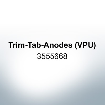 Anodes compatible to Volvo Penta | Trim-Tab-Anodes (VPU) 3555668 (AlZn5In) | 9213AL