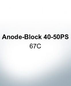 Anodes compatible to Yamaha and Yanmar | Anode-Block 40-50PS 67C (Zinc) | 9549