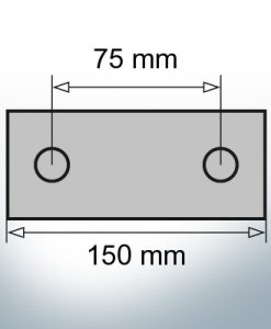 Block- and Ribbon-Anodes Block L150/75 (AlZn5In) | 9321AL