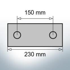 Block- and Ribbon-Anodes Block L230/150 (Zinc) | 9338