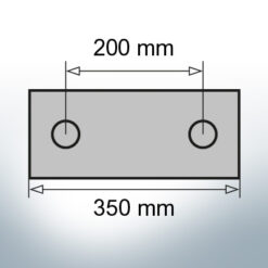 Block- and Ribbon-Anodes Block L350/200 (Zinc) | 9343