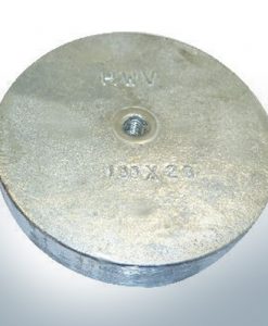 Anodi a linguetta di rifinitura con M8 100x20 Ø100 mm (Zinco) | 9813