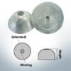 One-Hole-Caps | suitable for VP-76 Ø67/H27 (AlZn5In) | 9452AL