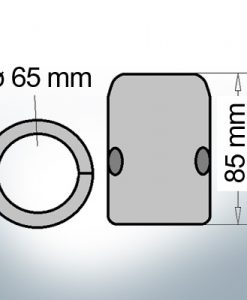Shaft-Anode with metric inner diameter 65 mm (AlZn5In) | 9010AL