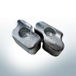 Anodo compatibile con Flexofold | 2 pezzi | 37x23x16 | Zinco | Piccolo | Rif. #119 | 9431