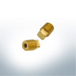 Presa in ottone compatibile con Caterpillar | Ref: 6L2282 | 1/4“ UNC x 1/4” NPT | 9912