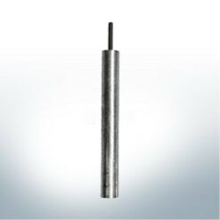 Anodo a barra/ancora/sospensione |180 x 22 | con fune & terminale filettato - V4A x 3m | zinco | 9940 - immagine 2