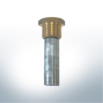 Anodo a spillo e manicotto in ottone - Volvo-Penta 119574-44150 | (zinco) | 9140M