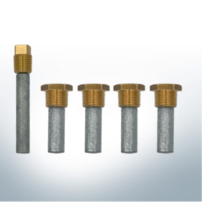 Set di anodi compatibile con YANMAR 6LP/6LY/4LH, 119773-92600 | Set di anodi 19
