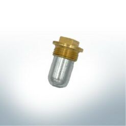 Anodo a spillo e manicotto in ottone per Volvo Penta | 823661 & 823662 (AlZn5In) | 9226AL_M