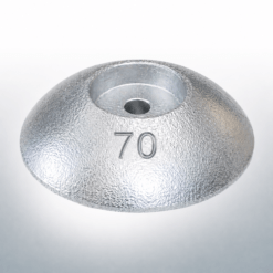 Anodi a disco Ø 70 mm | Foro passante (magnesio) | 9806MG